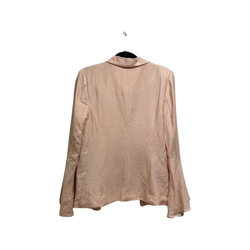 Lauren Conrad Pink Crinkle Open Front Blazer - Picture 2 of 5